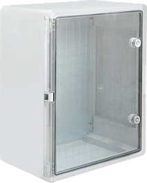 Заказать Щит навесной пластиковый ЩМП-П (300x200x130) с монтажной панелью, прозрачная дверь, IP65, COMET