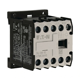 Контактор DILEM-10(220V50HZ,240V60HZ), 3P, 9A, 4 кВт(AC-3, 400 VAC), 1NO, управление 230V50/60HZ