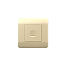 Заказать (NEW3-E) Розетка компьютерная 1хRJ45, шампань