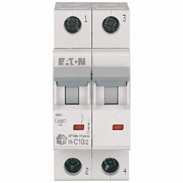 Авт. выключатель HN-C10/2, 2P, 10A, х-ка C, 6кА