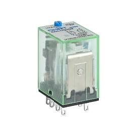 Заказать Промежуточное реле с кнопкой тестирования NJDC-17(D)/4ZS 4 конт. с инд. LED 3А AC220В (R)