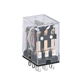 Заказать Промежуточное реле JZX-22F(D) 3 конт. с инд. LED 5А 24В DC